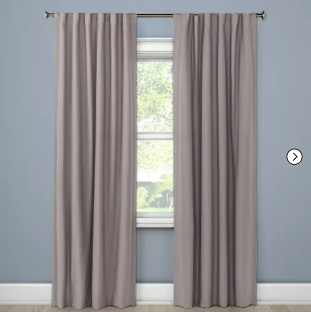 1pc Blackout Aruba Window Curtain Panel - Threshold™
